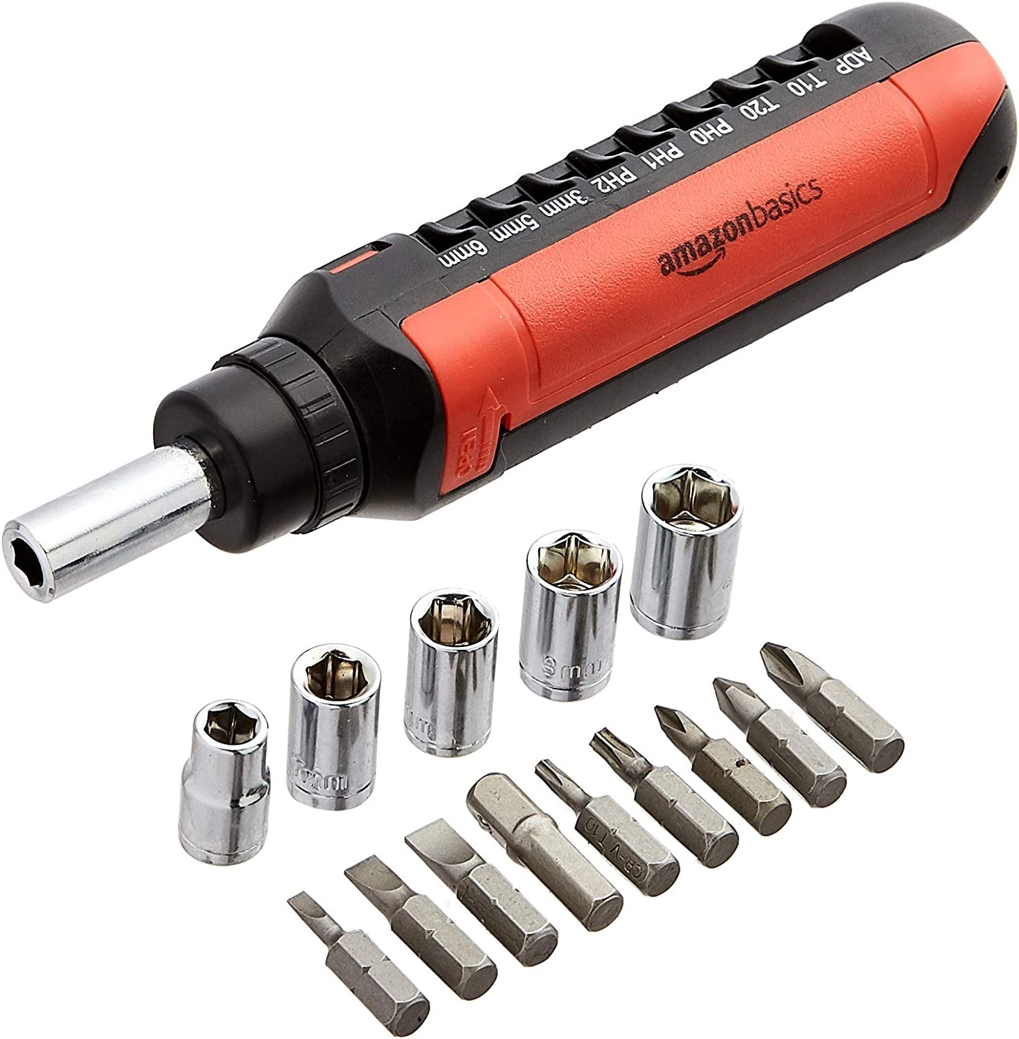 AmazonBasics, Amazonbasics 15-In-1 Magnetic Ratchet Wrench and Screwdriver