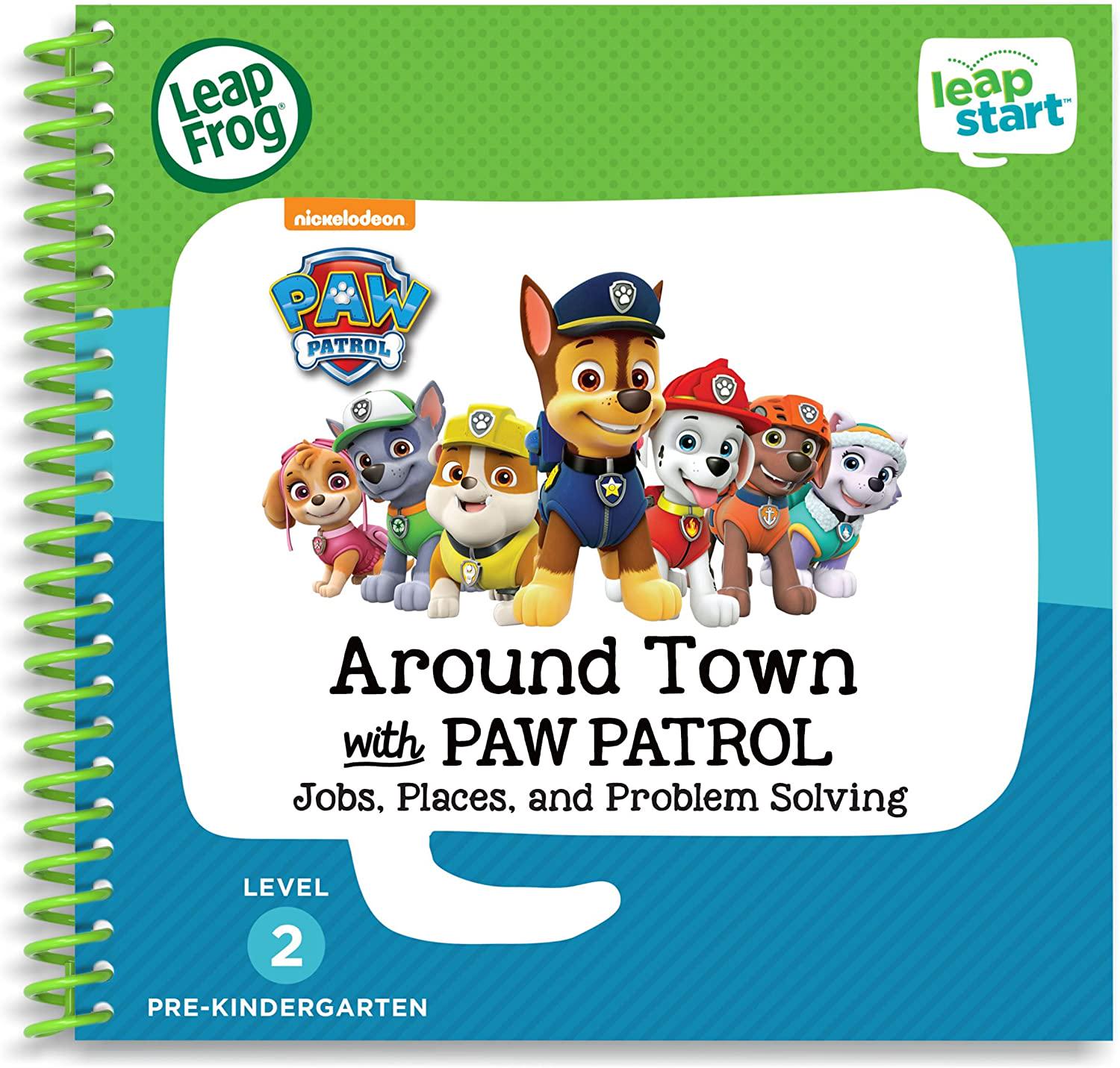 LeapFrog, (Around Town With Paw Patrol Book) - LeapFrog LeapStart Paw Patrol Activity Book