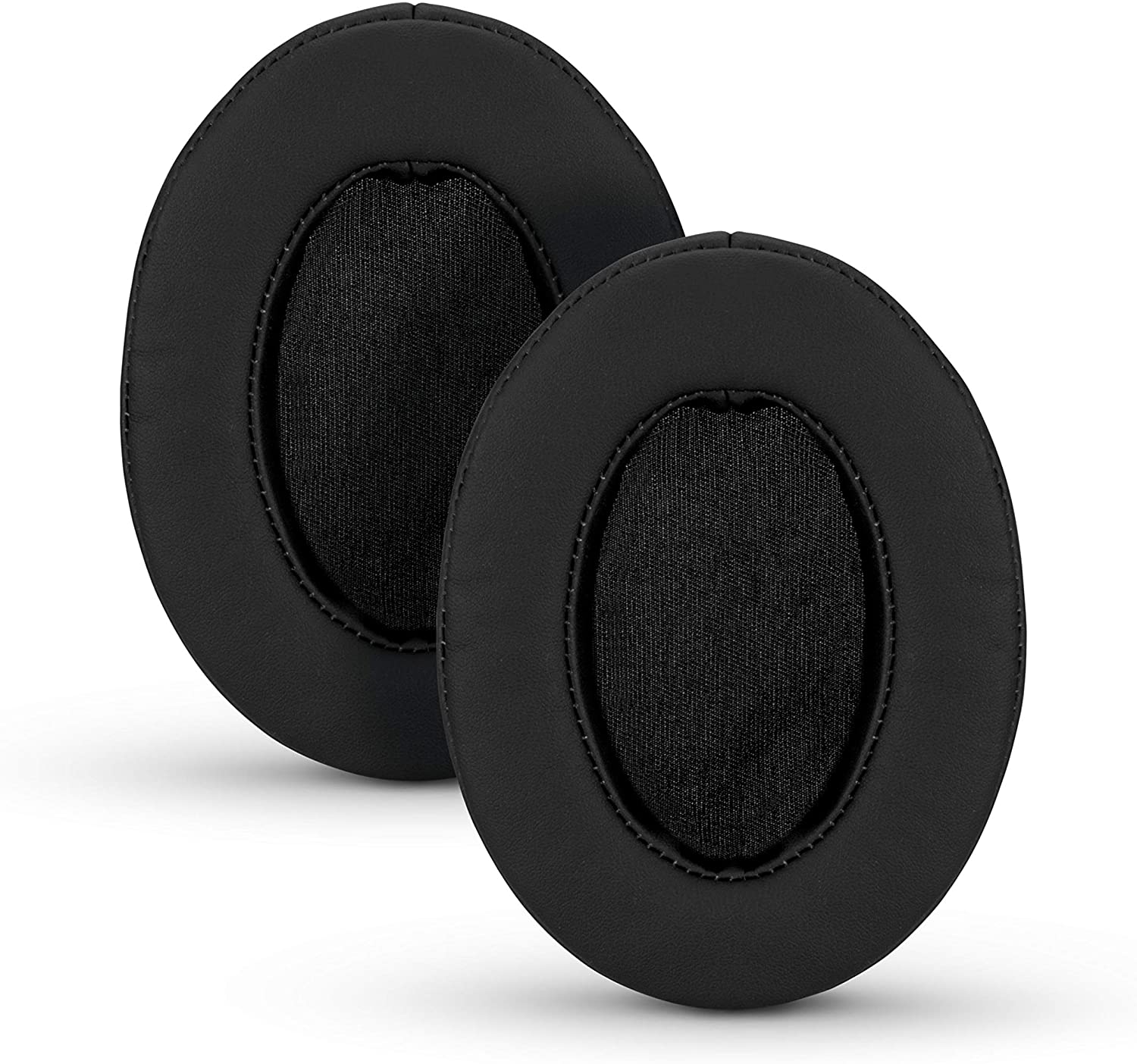 BRAINWAVZ, (Black) - Brainwavz Earpads For ATH M50X, M50XBT, M40X, M30X, HyperX, SHURE, Turtle Beach, AKG, ATH, Philips, JBL, Fostex Replacement Memory Foam Ear Pads and Fits Many Headphones (see list), Black Oval